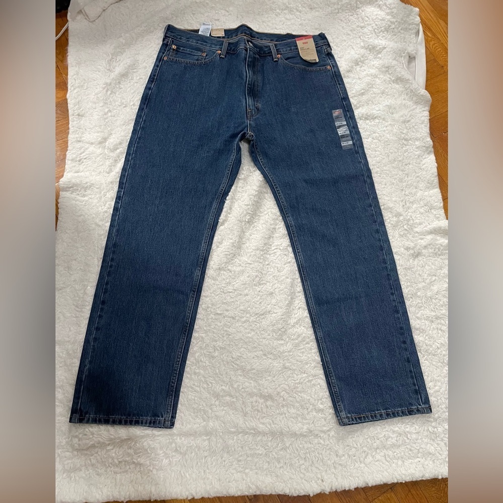Levi's Dark Blue Straight Jeans